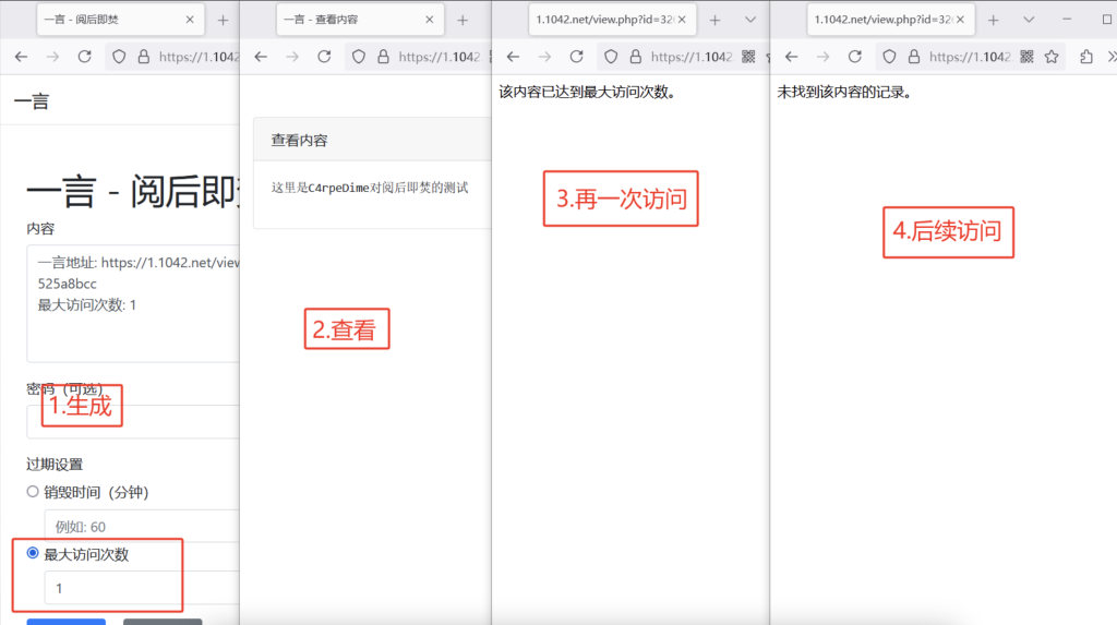 阅后即焚源码/PHP阅后即焚平台源码模板-〈Destiny宿命〉