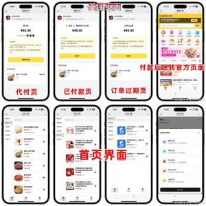 美团代付系统源码/五合一代付系统源码/支持外卖/京东/拼多多/携程/滴滴代付多模版-〈Destiny宿命〉